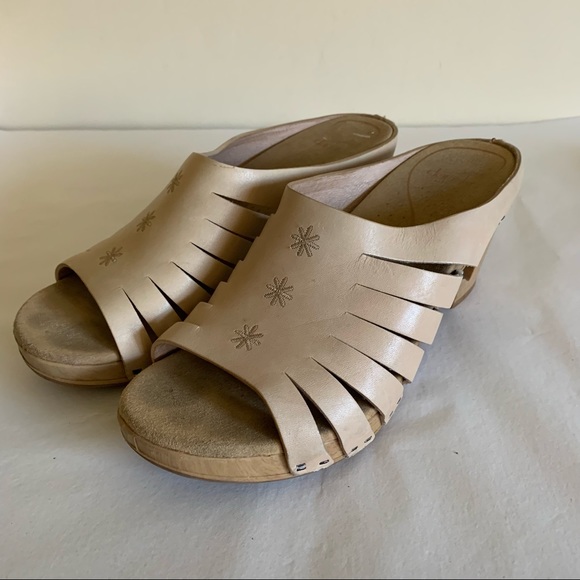DANSKO Tilly Leather Slide Clog Sandals 40 9.5- 10 EUC - Picture 2 of 7